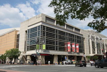 WASHINGTON - MAY 13:  An exterior view of the Verizon Center prior to the game between the Washington Capitals and the Pittsburgh Penguins in  Game Seven of the Eastern Conference Semifinal  Round of the 2009 Stanley Cup Playoffs at Verizon Center on May 13, 2009 in Washington, DC. The Penguins defeated the Capitals 6-2 to move into the semifinals.  (Photo by Bruce Bennett/Getty Images)