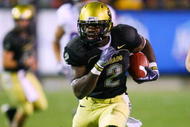 BOULDER, CO - OCTOBER 17: Darrell Scott #2 of the Colorado Buffaloes runs with the ball during the game against the Kansas Jayhawks at Folsom Field on October 17, 2009 in Boulder, Colorado. (Photo by Garrett W. Ellwood/Getty Images)