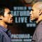 LAS VEGAS - NOVEMBER 11:  Boxer Manny Pacquiao (L) and WBO welterweight champion Miguel Cotto pose during the final news conference for their bout at the MGM Grand Hotel/Casino November 11, 2009 in Las Vegas, Nevada. Pacquiao and Cotto will meet in a WBO welterweight title fight at the MGM Grand on November 14.  (Photo by Ethan Miller/Getty Images)