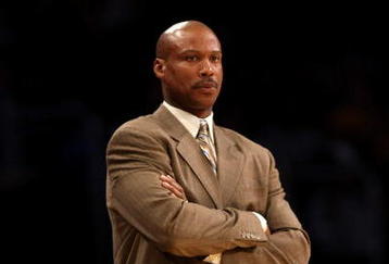 LOS ANGELES - NOVEMBER 8:  Head coach Byron Scott of the New Orleans Hornets looks on during the game with the Los Angeles Lakers on November 8, 2009 at Staples Center in Los Angeles, California. The Lakers won 104-88.  NOTE TO USER: User expressly acknowledges and agrees that, by downloading and/or using this Photograph, user is consenting to the terms and conditions of the Getty Images License Agreement.   (Photo by Stephen Dunn/Getty Images)