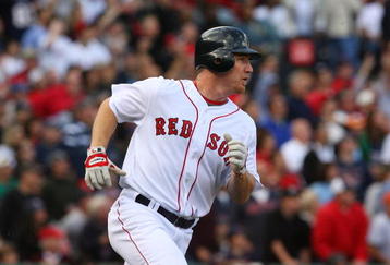 BOSTON - OCTOBER 11:  J.D. Drew #7 of the Boston Red Sox rounds the bases as he hits a home run in the fourth inning against the Los Angeles Angels of Anaheim in Game Three of the ALDS during the 2009 MLB Playoffs at Fenway Park on October 11, 2009 in Boston,  Massachusetts. (Photo by Jim Rogash/Getty Images)