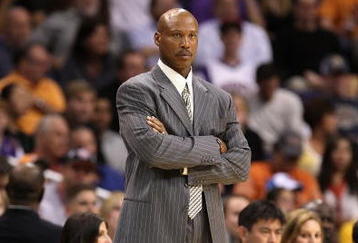 PHOENIX - NOVEMBER 11:  Head coach Byron Scott of the New Orleans Hornets watches the NBA game against the Phoenix Suns at US Airways Center on November 11, 2009 in Phoenix, Arizona. The Suns defeated the Hornets 124-104.  NOTE TO USER: User expressly acknowledges and agrees that, by downloading and or using this photograph, User is consenting to the terms and conditions of the Getty Images License Agreement.  (Photo by Christian Petersen/Getty Images)