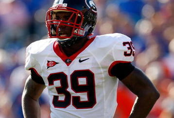 JACKSONVILLE, FL - OCTOBER 31:  Nick Williams #39 of the Georgia Bulldogs against the Florida Gators at Jacksonville Municipal Stadium on October 31, 2009 in Jacksonville, Florida.  (Photo by Kevin C. Cox/Getty Images)