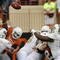 AUSTIN, TX - NOVEMBER 07: Defensive end Sam Acho #81 of the Texas Longhorns nearly blocks a field goal by the UCF Knights on November 7, 2009 at Darrell K Royal - Texas Memorial Stadium in Austin, Texas. Texas won 35-3. (Photo by Brian Bahr/Getty Images)