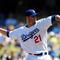 LOS ANGELES, CA - SEPTEMBER 19: Jon Garland #21  of the Los Angeles Dodgers pitches against the San Francisco Giants at Dodger stadium on September 19, 2009 in Los Angeles, California.  (Photo by Jacob de Golish/Getty Images)
