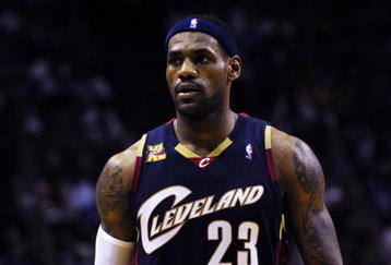 ORLANDO, FL - NOVEMBER 11:  LeBron James #23 of the Cleveland Cavaliers stands on the court during the game against the Orlando Magic on November 11, 2009 at Amway Arena in Orlando, Florida. NOTE TO USER: User expressly acknowledges and agrees that, by downloading and/or using this Photograph, user is consenting to the terms and conditions of the Getty Images License Agreement. (Photo by Sam Greenwood/Getty Images)