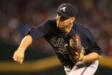 PHOENIX - MAY 30:  Starting pitcher Javier Vazquez #33 of the Atlanta Braves pitches against the Arizona Diamondbacks during the major league baseball game at Chase Field on May 30, 2009 in Phoenix, Arizona. The Diamondbacks defeated the Braves 3-2.  (Photo by Christian Petersen/Getty Images)