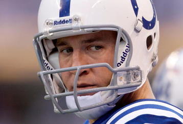 INDIANAPOLIS - NOVEMBER 08:  Peyton Manning #18 of the Indianapolis Colts is pictured during the NFL game against the Houston Texans at Lucas Oil Stadium on November 8, 2009 in Indianapolis, Indiana.  The Colts won 20-17.  (Photo by Andy Lyons/Getty Images)