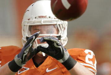 AUSTIN, TX - NOVEMBER 07:  Safety Nolan Brewster #27 of the Texas Longhorns practices before a game against the UCF Knights on November 7, 2009 at Darrell K Royal - Texas Memorial Stadium in Austin, Texas.  Texas won 35-3.  (Photo by Brian Bahr/Getty Images)