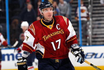 ATLANTA - OCTOBER 22:  Ilya Kovalchuk #17 of the Atlanta Thrashers against the Washington Capitals at Philips Arena on October 22, 2009 in Atlanta, Georgia.  (Photo by Kevin C. Cox/Getty Images)