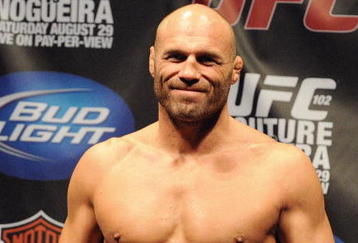 PORTLAND, OR - AUGUST 28: UFC heavyweight fighter Randy Couture weighs in at UFC 102: Couture vs. Nogueira Weigh-In at the Rose Garden Arena on August 28, 2009 in Portland, Oregon. (Photo by Jon Kopaloff/Getty Images)