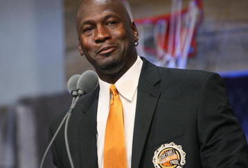 SPRINGFIELD, MA - SEPTEMBER 11:  Michael Jordan speaks during a news conference at the Naismith Memorial Basketball Hall of Fame on September 11, 2009 in Springfield, Massachusetts. (Photo by Jim Rogash/Getty Images)
