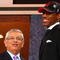 NEW YORK - JUNE 25:   NBA Commissioner David Stern poses for a photograph with the ninth overall draft pick by the Toronto Raptors,  DeMar DeRozan during the 2009 NBA Draft at the Wamu Theatre at Madison Square Garden June 25, 2009 in New York City. NOTE TO USER: User expressly acknowledges and agrees that, by downloading and/or using this Photograph, User is consenting to the terms and conditions of the Getty Images License Agreement.  (Photo by Jim McIsaac/Getty Images)