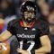 CINCINNATI - NOVEMBER 07:  Zach Collaros #12 of the Cincinnati Bearcats runs with the ball against the Connecticut Huskies during the Big East Conference game at Nippert Stadium on November 7, 2009 in Cincinnati, Ohio.  (Photo by Andy Lyons/Getty Images)