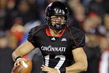 CINCINNATI - NOVEMBER 07:  Zach Collaros #12 of the Cincinnati Bearcats runs with the ball against the Connecticut Huskies during the Big East Conference game at Nippert Stadium on November 7, 2009 in Cincinnati, Ohio.  (Photo by Andy Lyons/Getty Images)