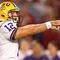 TUSCALOOSA, AL - NOVEMBER 07:  Jarrett Lee #12 of the Louisiana State University Tigers against the Alabama Crimson Tide at Bryant-Denny Stadium on November 7, 2009 in Tuscaloosa, Alabama.  (Photo by Kevin C. Cox/Getty Images)