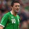LIMERICK, IRELAND - AUGUST 12:  Robbie Keane of Republic of Ireland in action during the International Friendly match between Republic of Ireland and Australia at Thomond Park on August 12, 2009 in Limerick, Ireland.  (Photo by Ian Walton/Getty Images)