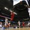 TAMPA, FL - MARCH 21:  Josh Young #20 of the Drake Bulldogs goes up for a shot over Boris Siakam #21 of the Western Kentucky Hilltoppers during the first round of the 2008 NCAA Tournament West Regional at the St. Pete Times Forum on March 21, 2008 in Tampa, Florida.  (Photo by Doug Benc/Getty Images)