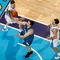 NEW ORLEANS - FEBRUARY 08: Kevin Love #42 of the Minnesota Timberwolves makes a shot around Ryan Bowen #40 of the New Orleans Hornets on February 8, 2009 in New Orleans, Louisiana. NOTE TO USER: User expressly acknowledges and agrees that, by downloading and/or using this Photograph, user is consenting to the terms and conditions of the Getty Images License Agreement. (Photo by Chris Graythen/Getty Images)