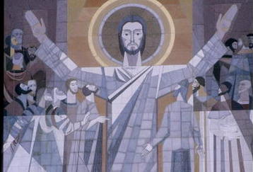 13 Aug 1997:   A view of Touchdown Jesus at newly renovated Notre Dame Stadium during Media Day in South Bend, Indiana. Mandatory Credit: Matthew Stockman  /Allsport