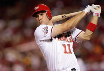 ST. LOUIS, MO - JULY 14:  National League All-Star Ryan Zimmerman of the Washington Nationals takes a practice swing during the 2009 MLB All-Star Game at Busch Stadium on July 14, 2009 in St Louis, Missouri. (Photo by Jamie Squire/Getty Images)