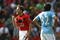 MANCHESTER, ENGLAND - SEPTEMBER 20:  Michael Owen of Manchester United celebrates scoring the winning goal in injury time during the Barclays Premier League match between Manchester United and Manchester City at Old Trafford on September 20, 2009 in Manchester, England.  (Photo by Alex Livesey/Getty Images)