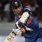 HYDERABAD, INDIA - NOVEMBER 05:  Sachin Tendulkar of India hits out during the fifth One Day International match between India and Australia at Rajiv Gandhi International Cricket Stadium on November 5, 2009 in Hyderabad, India.  (Photo by Mark Kolbe/Getty Images)