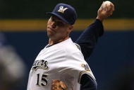MILWAUKEE - JULY 29: Starting pitcher Ben Sheets #15 of the Milwaukee Brewers delivers the ball against the Chicago Cubs at Miller Park July 29, 2008 in Milwaukee, Wisconsin. (Photo by Jonathan Daniel/Getty Images)
