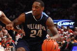 NEW YORK - MARCH 13:  Corey Stokes #24 of the Villanova Wildcats dribbles during the semifinal round of the Big East Tournament against the Louisville Cardinals at Madison Square Garden on March 13, 2009 in New York City. (Photo by Jim McIsaac/Getty Images)