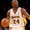 LOS ANGELES, CA - NOVEMBER 08:  Kobe Bryant #24 of the Los Angeles Lakers brings the up up the court in the game with the New Orleans Hornets on November 8, 2009 at Staples Center in Los Angeles, California.  NOTE TO USER: User expressly acknowledges and agrees that, by downloading and/or using this Photograph, user is consenting to the terms and conditions of the Getty Images License Agreement.  (Photo by Stephen Dunn/Getty Images)