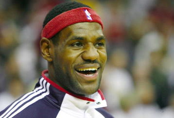 CLEVELAND - OCTOBER 27:  LeBron James #23 of the Cleveland Cavaliers warms up prior to the season opener against the Boston Celtics at Quicken Loans Arena on October 27, 2009 in Cleveland, Ohio.  NOTE TO USER: User expressly acknowledges and agrees that, by downloading and or using this photograph, User is consenting to the terms and conditions of the Getty Images License Agreement. (Photo by Gregory Shamus/Getty Images)