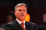 NEW YORK - OCTOBER 31:  Head Coach Mike D'Antoni of the New York Knicks reacts during the game against the Philadelphia 76ers at Madison Square Garden on October 31, 2009 in New York City. The 76ers defeated the Knicks 141-127. NOTE TO USER: User expressly acknowledges and agrees that, by downloading and or using this photograph, User is consenting to the terms and conditions of the Getty Images License Agreement.  (Photo by Chris Trotman/Getty Images)