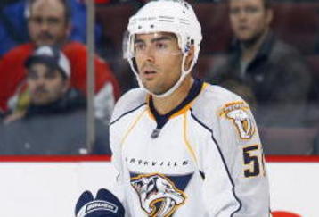 OTTAWA, ON - OCTOBER 22:  Francis Bouillon #51 of the Nashville Predators skates against the Ottawa Senators during a game at Scotiabank Place on October 22, 2009 in Ottawa, Canada.  (Photo by Phillip MacCallum/Getty Images)
