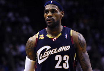 ORLANDO, FL - NOVEMBER 11:  LeBron James #23 of the Cleveland Cavaliers stands on the court during the game against the Orlando Magic on November 11, 2009 at Amway Arena in Orlando, Florida. NOTE TO USER: User expressly acknowledges and agrees that, by downloading and/or using this Photograph, user is consenting to the terms and conditions of the Getty Images License Agreement. (Photo by Sam Greenwood/Getty Images)