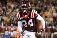 ATLANTA - OCTOBER 17:  Ryan Williams #34 of the Virginia Tech Hokies against the Georgia Tech Yellow Jackets at Bobby Dodd Stadium on October 17, 2009 in Atlanta, Georgia.  (Photo by Kevin C. Cox/Getty Images)