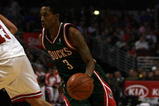 CHICAGO - NOVEMBER 03: Brandon Jennings #3 of the Milwaukee Bucks brings the ball upcourt against the Chicago Bulls at the United Center on November 3, 2009 in Chicago, Illinois. The Bulls defeated the Bucks 83-81. (Photo by Jonathan Daniel/Getty Images)
