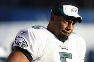 SAN DIEGO, CA - NOVEMBER 15:  Quarterback Donavan McNabb #5 of the Philadelphia Eagles looks onto the field from the sideline near the end of the 4th quarter during the game against the San Diego Chargers on November 15, 2009 at Qualcomm Stadium in San Diego, California. Chargers won 31-23.  (Photo by Donald Miralle/Getty Images)