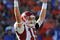 GAINESVILLE, FL - OCTOBER 17: Quarterback Ryan Mallett #15 of the Arkansas Razorbacks signals a touchdown against the Florida Gators October 17, 2009 at Ben Hill Griffin Stadium in Gainesville, Florida.  (Photo by Al Messerschmidt/Getty Images)