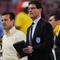 DOHA, QATAR - NOVEMBER 14: England manager Fabio Capello and Brazil manager Dunga look on during the International Friendly match between Brazil and England at the Khalifa Stadium on November 14, 2009 in Doha, Qatar.  (Photo by Michael Regan/Getty Images)