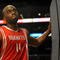 LOS ANGELES, CA - MAY 06: Carl Landry #14 of the Houston Rockets reacts against the Los Angeles Lakers in Game Two of the Western Conference Semifinals during the 2009 NBA Playoffs at Staples Center on May 6, 2009 in Los Angeles, California. NOTE TO USER: User expressly acknowledges and agrees that, by downloading and or using this photograph, User is consenting to the terms and conditions of the Getty Images License Agreement. (Photo by Harry How/Getty Images)