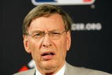 NEW YORK - JULY 15:  Commissioner of Major League Baseball Bud Selig speaks at a press conference before the 79th MLB All-Star Game at Yankee Stadium on July 15, 2008 in the Bronx borough of New York City.  (Photo by Mike Stobe/Getty Images)