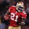 SAN FRANCISCO - NOVEMBER 12:  Frank Gore #21 of the San Francisco 49ers runs with the ball during their game against the Chicago Bears at Candlestick Park on November 12, 2009 in San Francisco, California.  (Photo by Ezra Shaw/Getty Images)