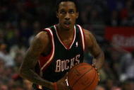 CHICAGO - NOVEMBER 03: Brandon Jennings #3 of the Milwaukee Bucks looks to pass against the Chicago Bulls at the United Center on November 3, 2009 in Chicago, Illinois. The Bulls defeated the Bucks 83-81.  (Photo by Jonathan Daniel/Getty Images)