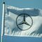 KAPALUA, HI - JANUARY 10:  A Mercedes Benz flag flies during the second round of the Mercedes Championship at the Plantation Course on January 10, 2003 in Kapalua, Maui, Hawaii. (Photo by Scott Halleran/Getty Images)