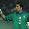 PESCARA, ITALY - NOVEMBER 14:  Gianluigi Buffon of Italy issues instructions during the international friendly match between Italy and Holland at Adriatico Stadium on November 14, 2009 in Pescara, Italy.  (Photo by Valerio Pennicino/Getty Images)