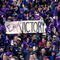 30 Sep 1995: NORTHWESTERN FANS CELEBRATE DURING THE WILDCATS 31-7 VICTORY 0VER THE INDIANA HOOSIERS AT DYCHE STADIUM IN EVANSTON, ILLINOIS.