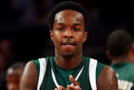 NEW YORK - MARCH 10:  Justin Leemow #10 of the USF Bulls  reacts after a play against the Seton Hall Pirates during the first round of the Big East Tournament at Madison Square Garden on March 10, 2009 in New York City.  (Photo by Jim McIsaac/Getty Images)