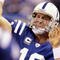 INDIANAPOLIS - NOVEMBER 15: Quarterback Peyton Manning #18 of the Indianapolis Colts warms up before the start of the game against the New England Patriots at Lucas Oil Stadium on November 15, 2009 in Indianapolis, Indiana. (Photo by Jamie Squire/Getty Images)
