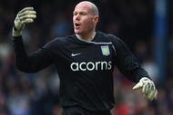 BLACKBURN, UNITED KINGDOM - FEBRUARY 07:  Brad Friedel of Aston Villa in action during the Barclays Premier League match between Blackburn Rovers and Aston Villa at Ewood Park on February 7, 2009 in Blackburn, England.  (Photo by Laurence Griffiths/Getty Images)