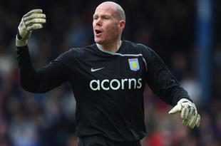 BLACKBURN, UNITED KINGDOM - FEBRUARY 07:  Brad Friedel of Aston Villa in action during the Barclays Premier League match between Blackburn Rovers and Aston Villa at Ewood Park on February 7, 2009 in Blackburn, England.  (Photo by Laurence Griffiths/Getty Images)